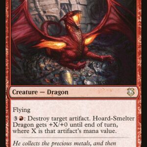 Forgotten Realms Commander - 128 - Hoard-Smelter Dragon - Rare - R - Non-foil (Front)