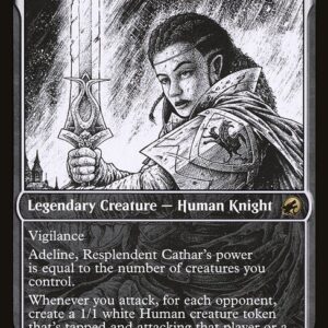 Innistrad: Midnight Hunt - 312 - Adeline, Resplendent Cathar - Rare - W - Foil