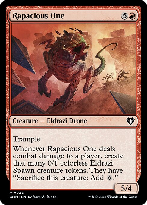 Commander Masters - 249 - Rapacious One - Common - R - Foil