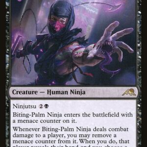 Kamigawa: Neon Dynasty - 88 - Biting-Palm Ninja - Rare - B - Foil