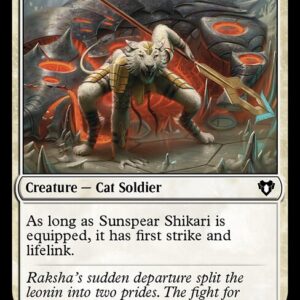 Commander Masters - 62 - Sunspear Shikari - Common - W - Non-foil
