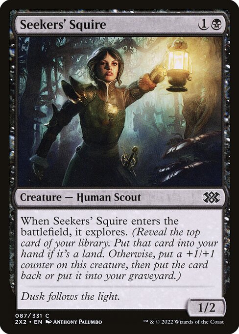 Double Masters 2022 - 87 - Seekers' Squire - Common - B - Foil