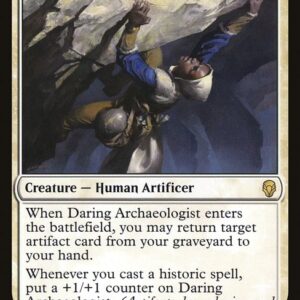 Dominaria - 13 - Daring Archaeologist - Rare - W - Foil