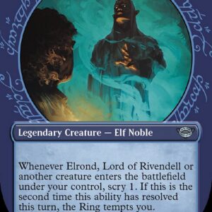 The Lord of the Rings: Tales of Middle-earth - 307 - Elrond, Lord of Rivendell - Uncommon - U - Foil