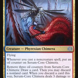 Phyrexia: All Will Be One - 215 - Serum-Core Chimera - Uncommon - UR - Non-foil
