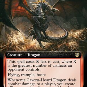 Tales of Middle-earth Commander - 114 - Cavern-Hoard Dragon - Rare - R - Non-foil