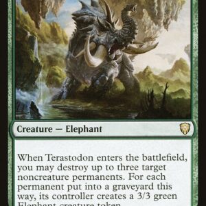 Commander Legends - 438 - Terastodon - Rare - G - Non-foil