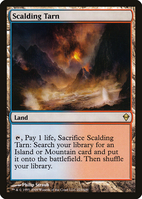 Zendikar - 223 - Scalding Tarn - Rare - C - Non-foil