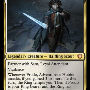 Tales of Middle-earth Commander - 2 - Frodo, Adventurous Hobbit - Mythic - WB - Foil