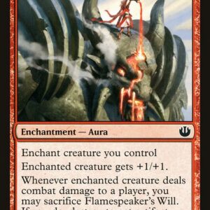 Journey into Nyx - 95 - Flamespeaker's Will - Common - R - Non-foil (Front)