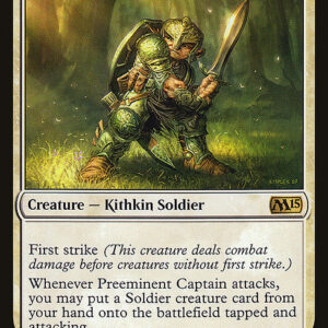 Magic 2015 - 25 - Preeminent Captain - Rare - W - Non-foil