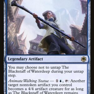 Adventures in the Forgotten Realms - 48 - The Blackstaff of Waterdeep - Rare - U - Foil