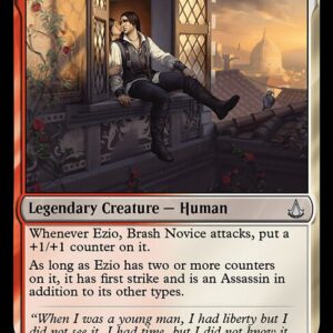 Assassin's Creed - 55 - Ezio, Brash Novice - Uncommon - WR - Foil