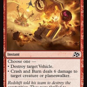 Aetherdrift - 119 - Crash and Burn - Common - R - Foil