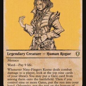 Commander Legends: Battle for Baldur's Gate - 435 - Nine-Fingers Keene - Rare - Multi - Non-foil