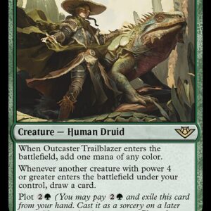 Outlaws of Thunder Junction - 173 - Outcaster Trailblazer - Rare - G - Non-foil