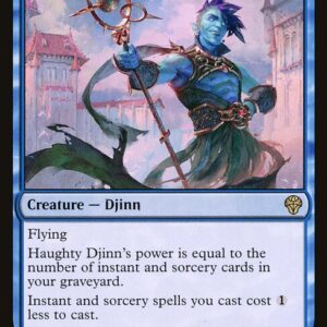 Dominaria United - 52 - Haughty Djinn - Rare - U - Foil