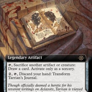 The Lost Caverns of Ixalan - 371 - Tarrian's Journal // The Tomb of Aclazotz - Rare - C - Non-foil (Front)