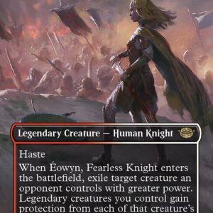The Lord of the Rings: Tales of Middle-earth - 430 - Éowyn, Fearless Knight - Rare - WR - Foil