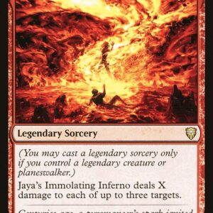 Commander Legends - 415 - Jaya's Immolating Inferno - Rare - R - Non-foil