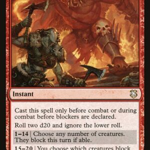 Forgotten Realms Commander - 29 - Berserker's Frenzy - Rare - R - Non-foil (Front)