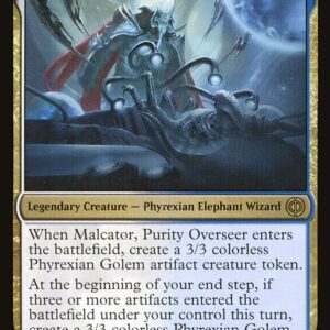 Phyrexia: All Will Be One - 208 - Malcator, Purity Overseer - Rare - WU - Foil