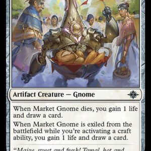 The Lost Caverns of Ixalan - 22 - Market Gnome - Uncommon - W - Non-foil (Front)