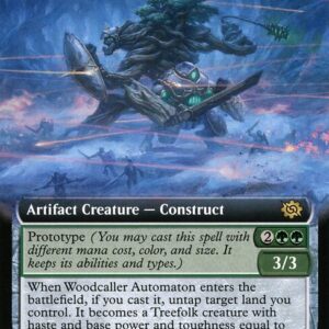 The Brothers' War - 377 - Woodcaller Automaton - Rare - C - Non-foil