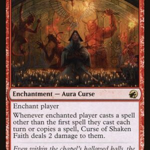 Innistrad: Midnight Hunt - 134 - Curse of Shaken Faith - Rare - R - Non-foil