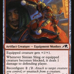 Kamigawa: Neon Dynasty - 163 - Simian Sling - Common - R - Foil