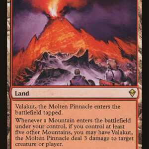 Zendikar - 228 - Valakut, the Molten Pinnacle - Rare - C - Non-foil