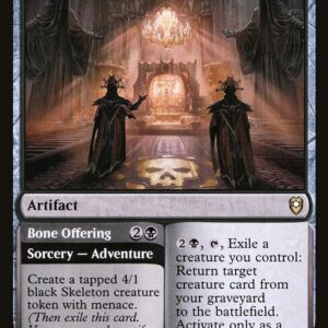 Commander Legends: Battle for Baldur's Gate - 109 - Altar of Bhaal // Bone Offering - Rare - B - Foil