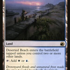 Innistrad: Midnight Hunt - 260 - Deserted Beach - Rare - C - Foil