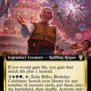 Tales of Middle-earth Commander - 131 - Bilbo, Birthday Celebrant - Rare - Multi - Non-foil