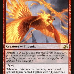 Ikoria: Lair of Behemoths - 114 - Everquill Phoenix - Rare - R - Non-foil (Front)