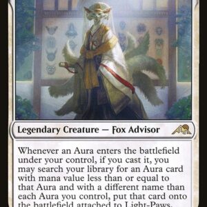Kamigawa: Neon Dynasty - 25 - Light-Paws, Emperor's Voice - Rare - W - Non-foil