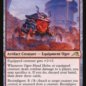 Kamigawa: Neon Dynasty - 155 - Ogre-Head Helm - Rare - R - Non-foil
