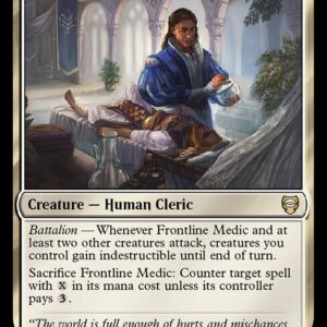 Tales of Middle-earth Commander - 169 - Frontline Medic - Rare - W - Non-foil
