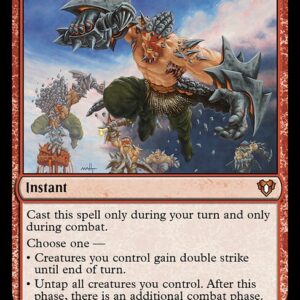 Commander Masters - 252 - Savage Beating - Mythic - R - Non-foil