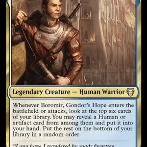 Tales of Middle-earth Commander - 49 - Boromir, Gondor's Hope - Rare - WU - Non-foil