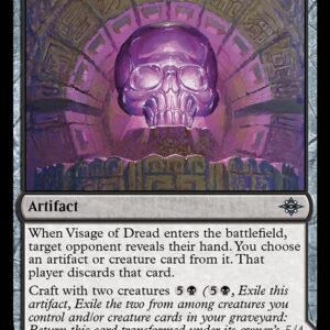 The Lost Caverns of Ixalan - 129 - Visage of Dread // Dread Osseosaur - Uncommon - C - Non-foil (Front)