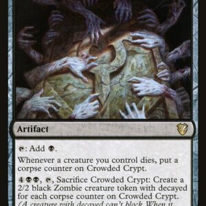 Midnight Hunt Commander - 17 - Crowded Crypt - Rare - B - Non-foil (Front)