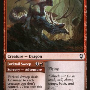 Commander Legends: Battle for Baldur's Gate - 173 - Fang Dragon // Forktail Sweep - Common - R - Non-foil