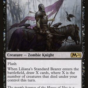 Core Set 2021 - 110 - Liliana's Standard Bearer - Rare - B - Non-foil (Front)