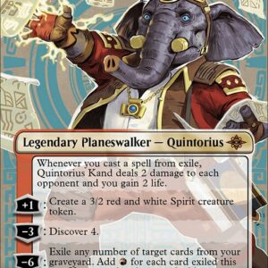 The Lost Caverns of Ixalan - 307 - Quintorius Kand - Mythic - WR - Foil (Front)