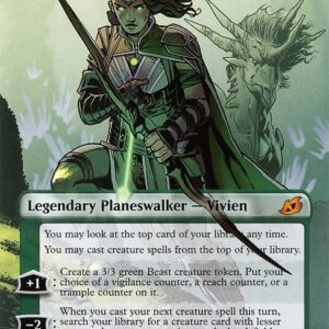 Ikoria: Lair of Behemoths - 277 - Vivien, Monsters' Advocate - Mythic - G - Foil (Front)