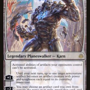 War of the Spark - 1 - Karn, the Great Creator - Rare - C - Non-foil (Front)