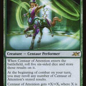 Unfinity - 132 - Centaur of Attention - Rare - G - Foil
