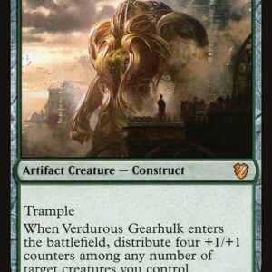 Midnight Hunt Commander - 145 - Verdurous Gearhulk - Mythic - G - Non-foil (Front)