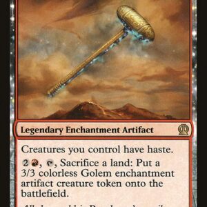 Theros - 124 - Hammer of Purphoros - Rare - R - Non-foil (Front)